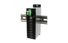 Exsys | EX-1179HMVS, 7x USB 2.0, Metall | Din-Rail Kit, verschraubbar