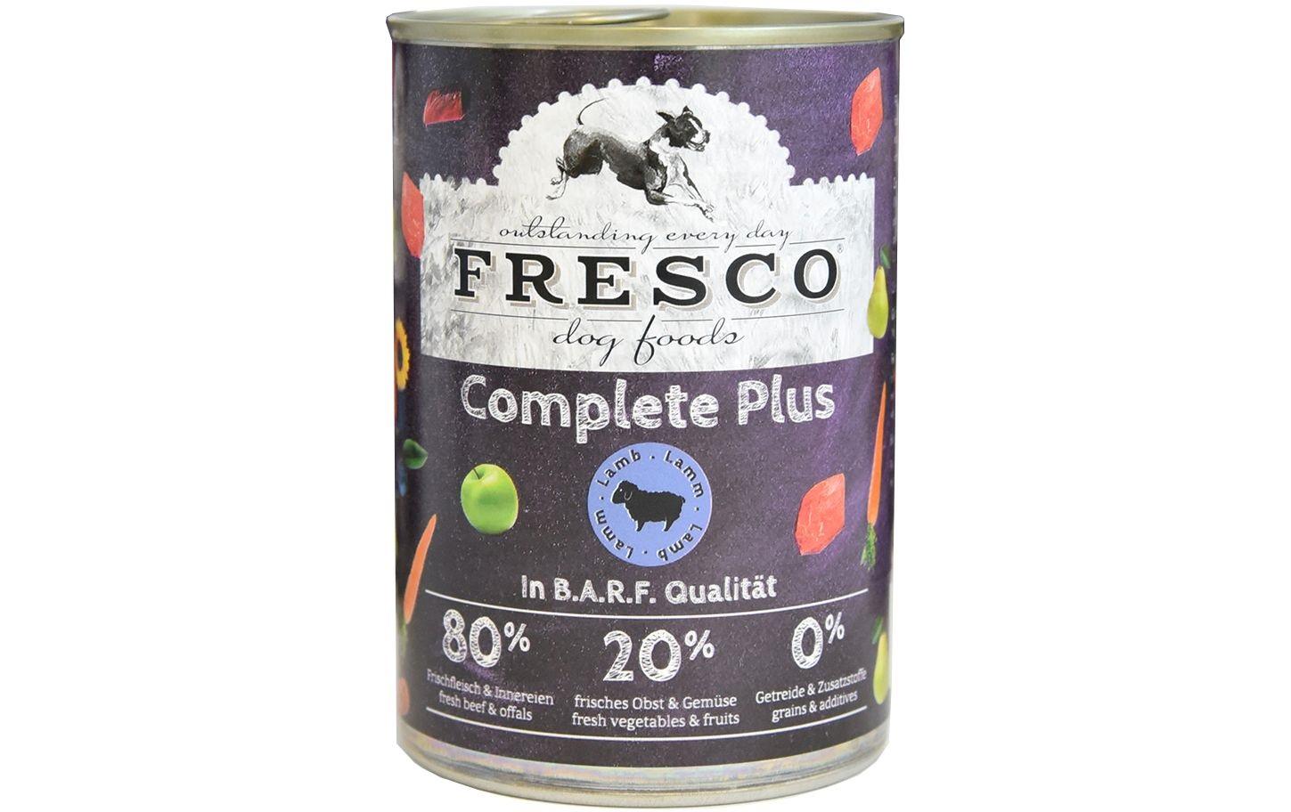 FRESCO, Nassfutter Complete Plus Lamm 400 g