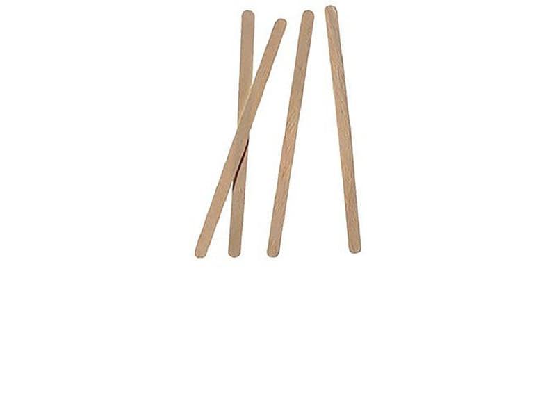 Papstar | Rührstäbchen Holz pure 11cm | Packung à 1000 Stück