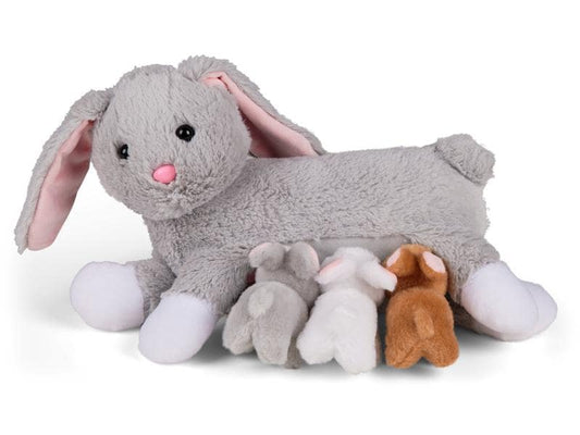 Mamanimals | Kuscheltier Mama Hase & Babys 25 | cm