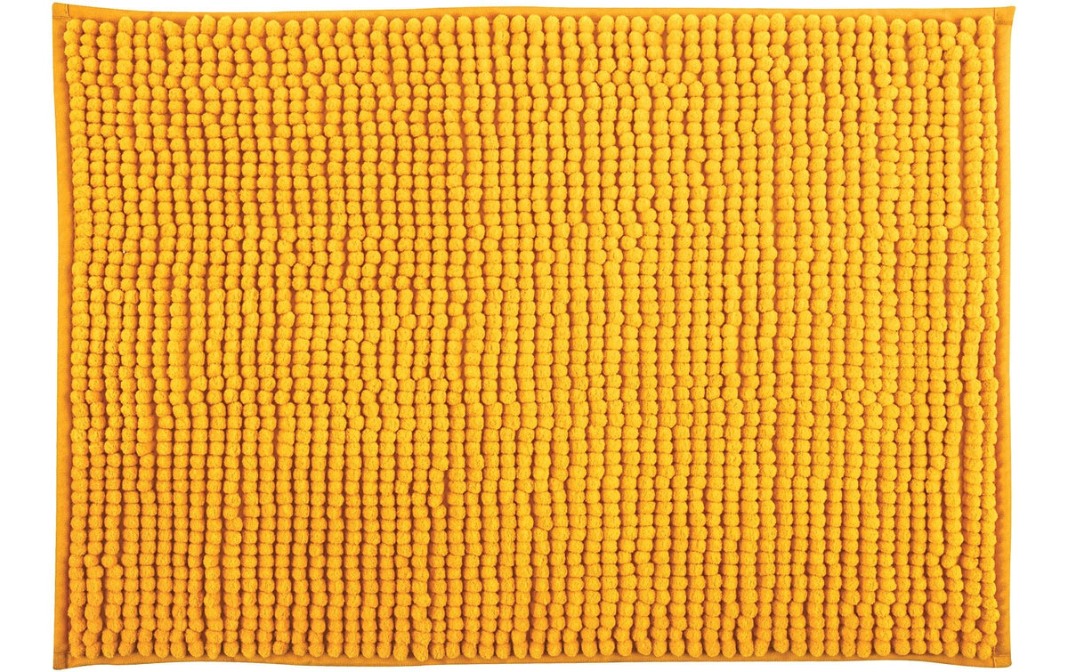 MSV, Badteppich Chenille 40 x 60 cm, Safran