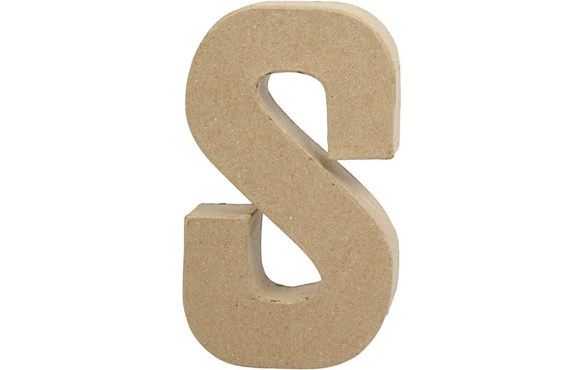 Creativ Company, Papp-Buchstabe S 20.3 cm