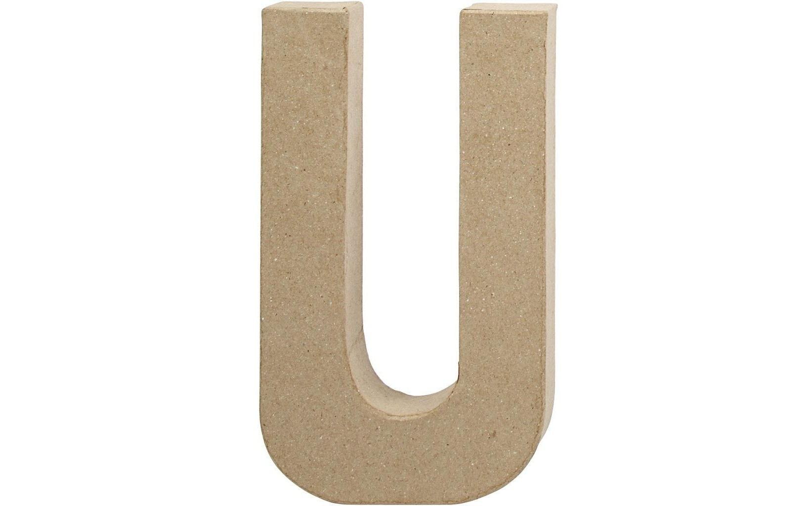 Creativ Company, Papp-Buchstabe U 20.5 cm