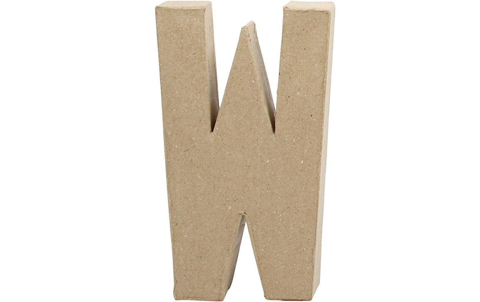 Creativ Company, Papp-Buchstabe W 20.3 cm