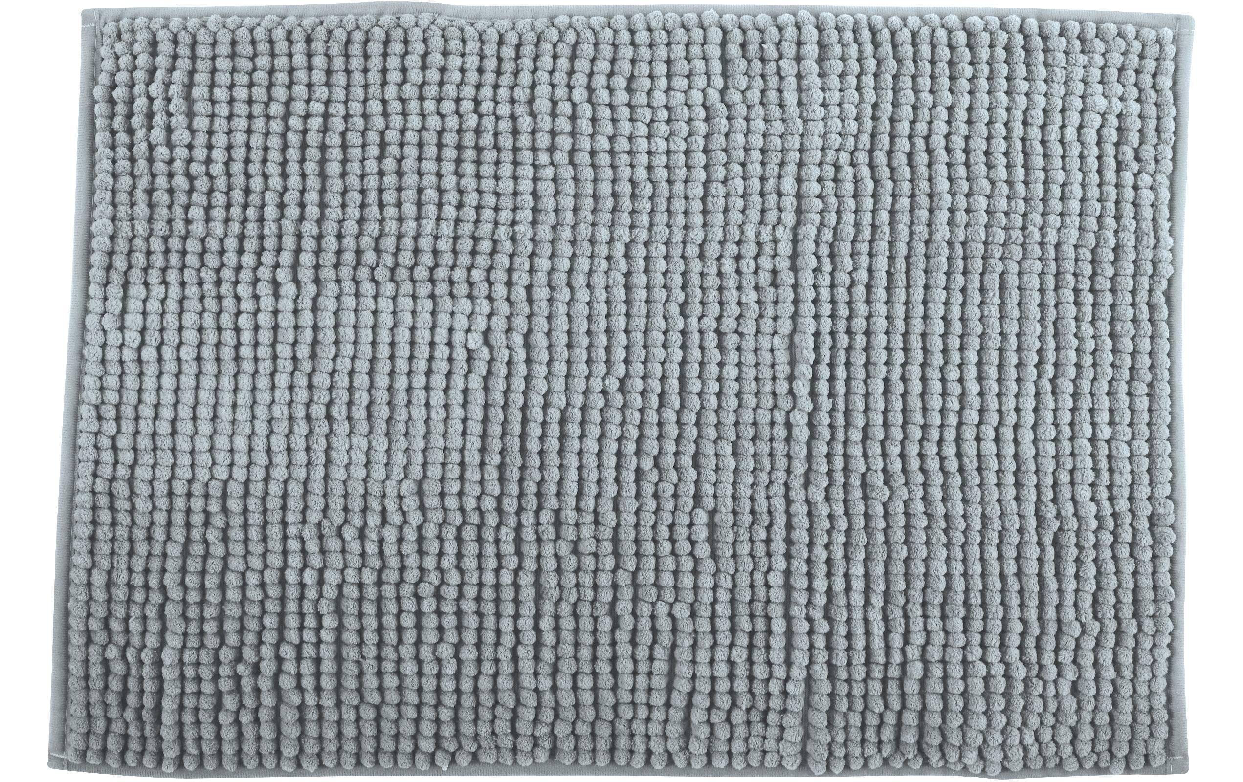 MSV, Badteppich Chenille 40 x 60 cm, Hellgr