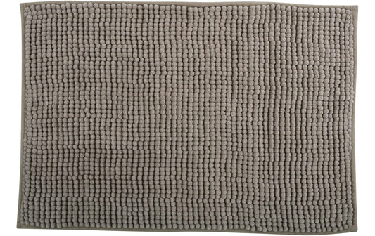 MSV, Badteppich Chenille 40 x 60 cm, Taupe