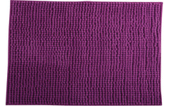 MSV, Badteppich Chenille 40 x 60 cm, Violet