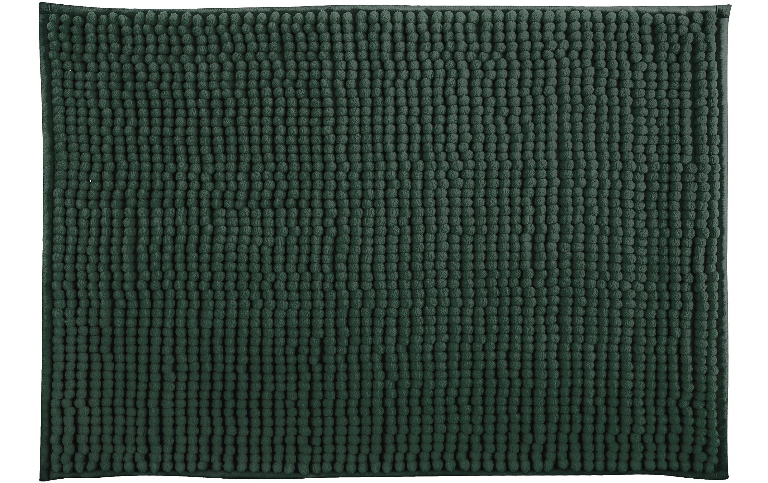 MSV, Badteppich Chenille 60 x 90 cm, Dunkel