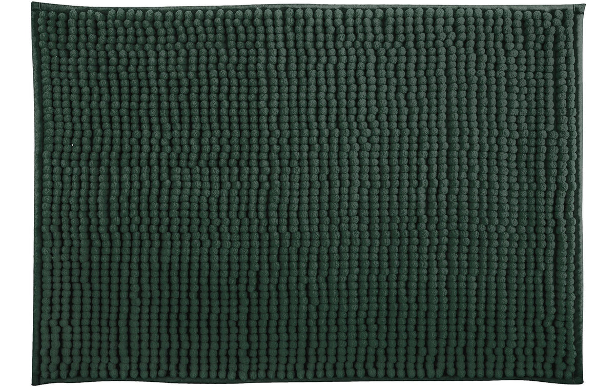 MSV, Badteppich Chenille 60 x 90 cm, Dunkel