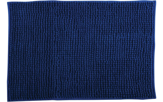 MSV, Badteppich Chenille 60 x 90 cm, Dunkel