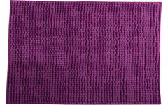 MSV, Badteppich Chenille 60 x 90 cm, Violet
