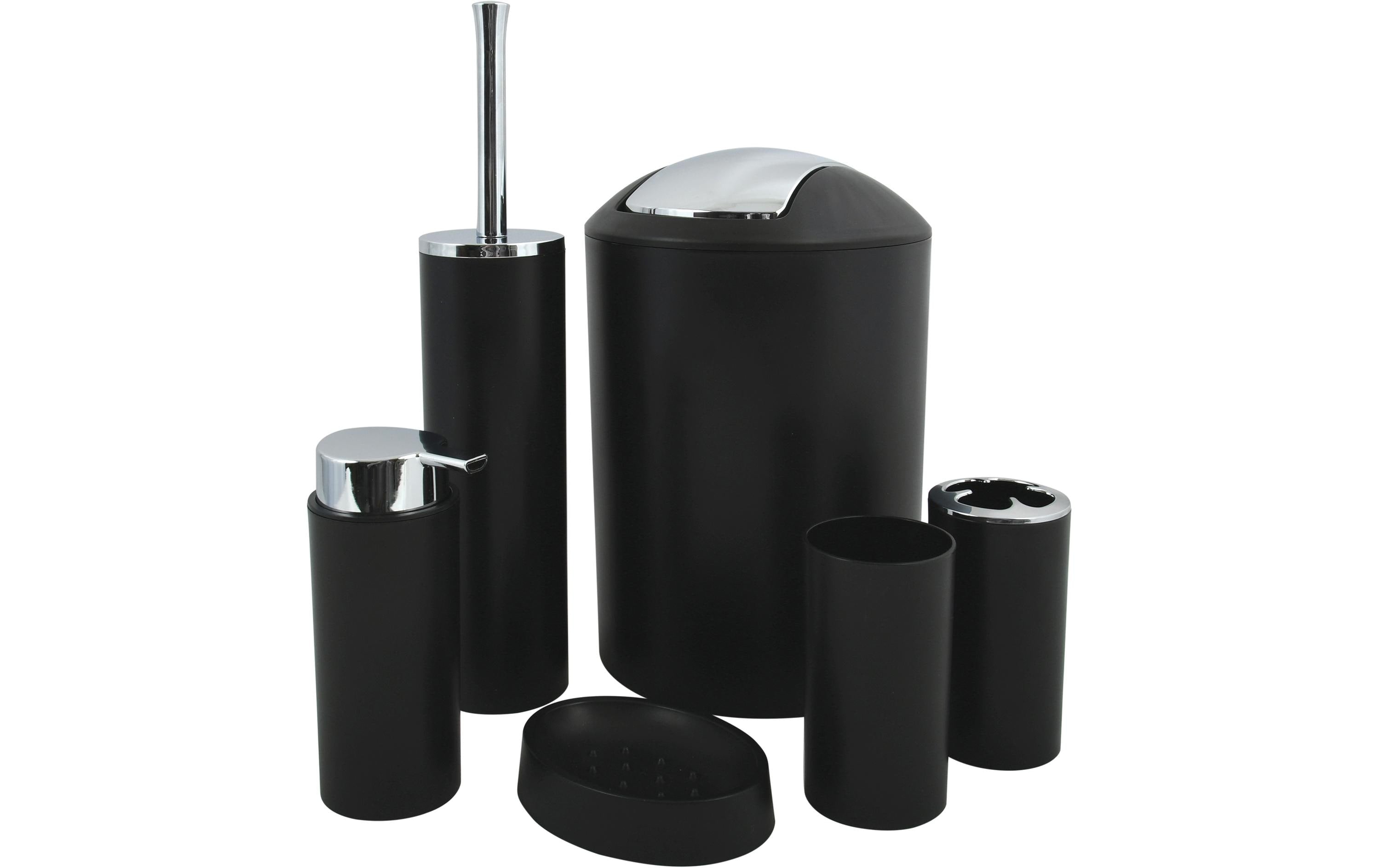 MSV Badset Hannah, 6er Set, Schwarz