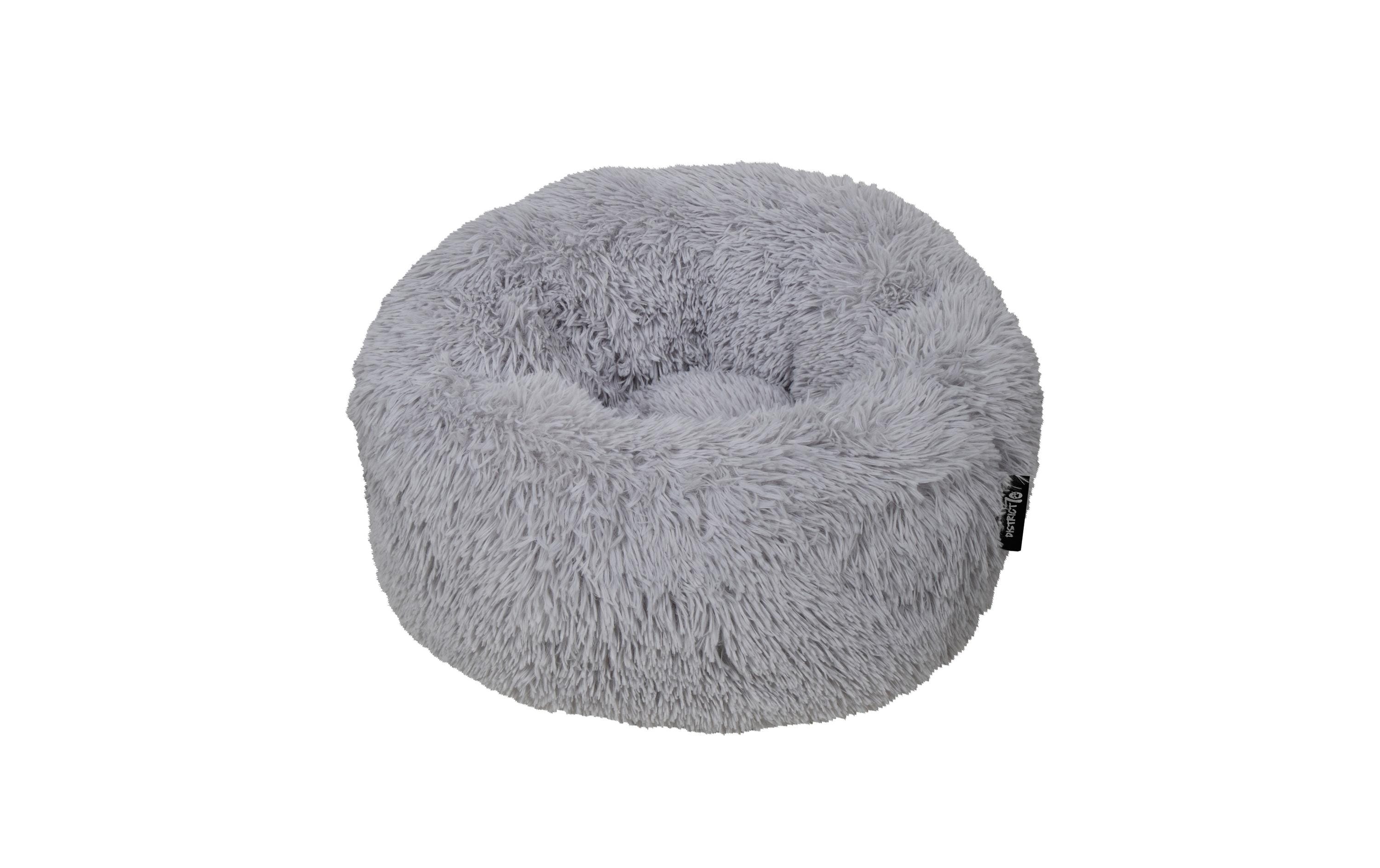District70 Hundebett Fuzz Light Grey M