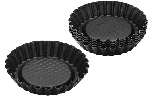 Zenker | 6 Tortelettförmchen 10cm | mit Antihaftbeschichtung 105x20mm