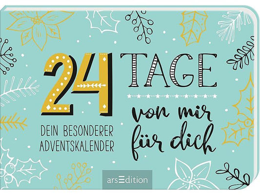 Literatur diverse | Ars Edition Adventskalender Von mir für | dich, Zum Ausfüllen