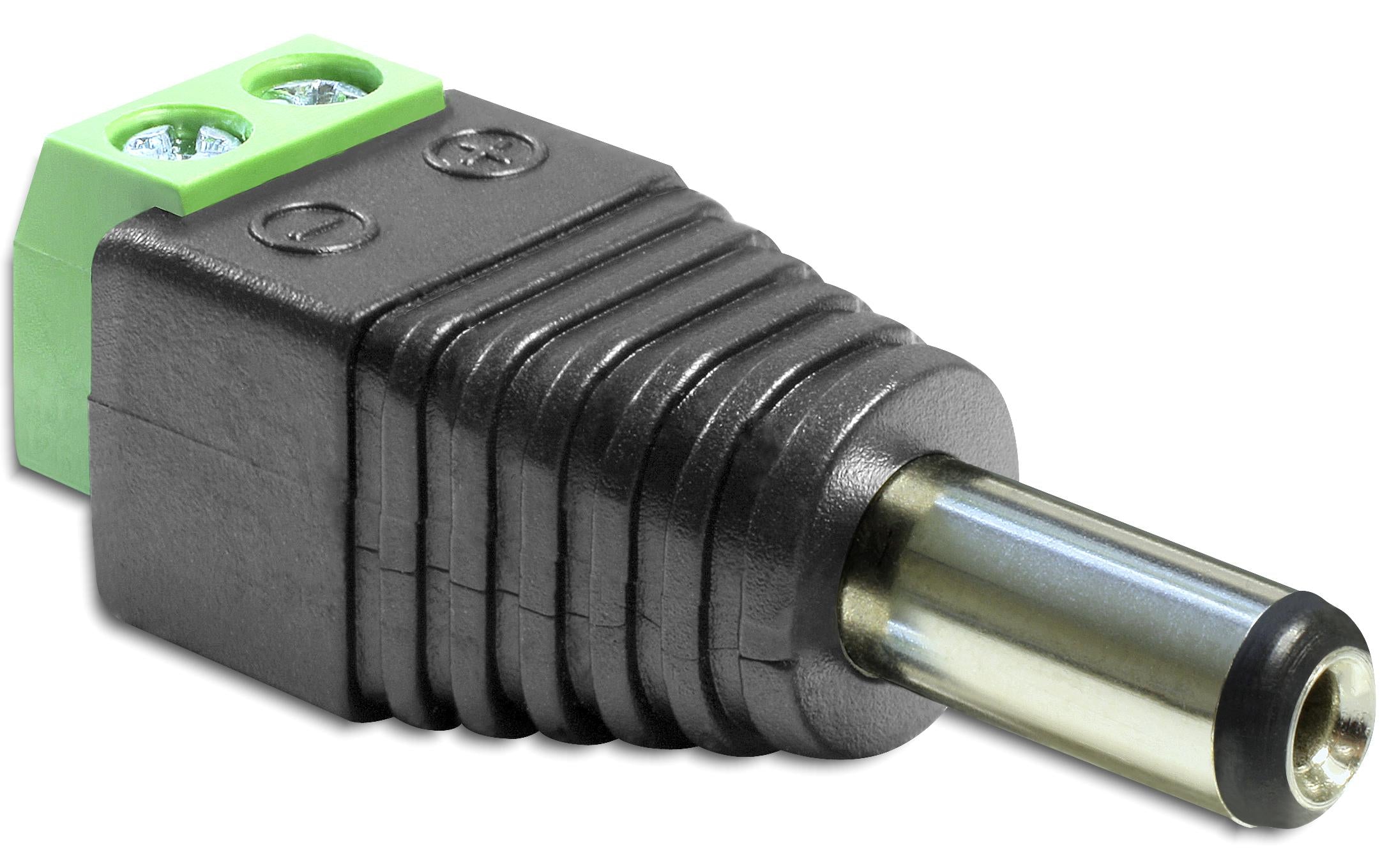 Delock Adapter DC, 5,5 x 2,5mm Stecker