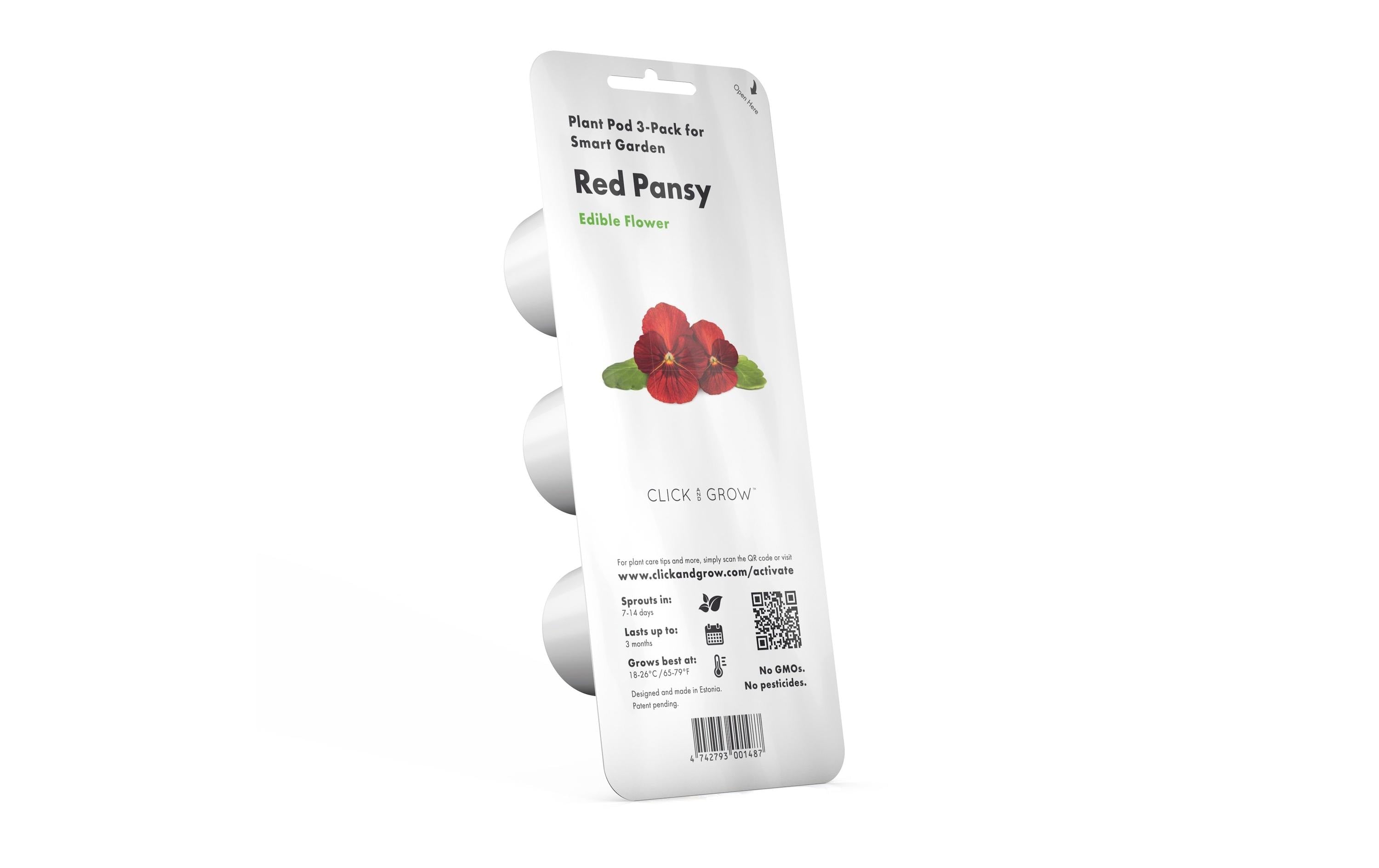 Click and Grow Red Pansy