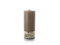 balthasar | Zylinderkerze Swiss Natural taupe | B: 6cm, H: 15cm, T: 6cm