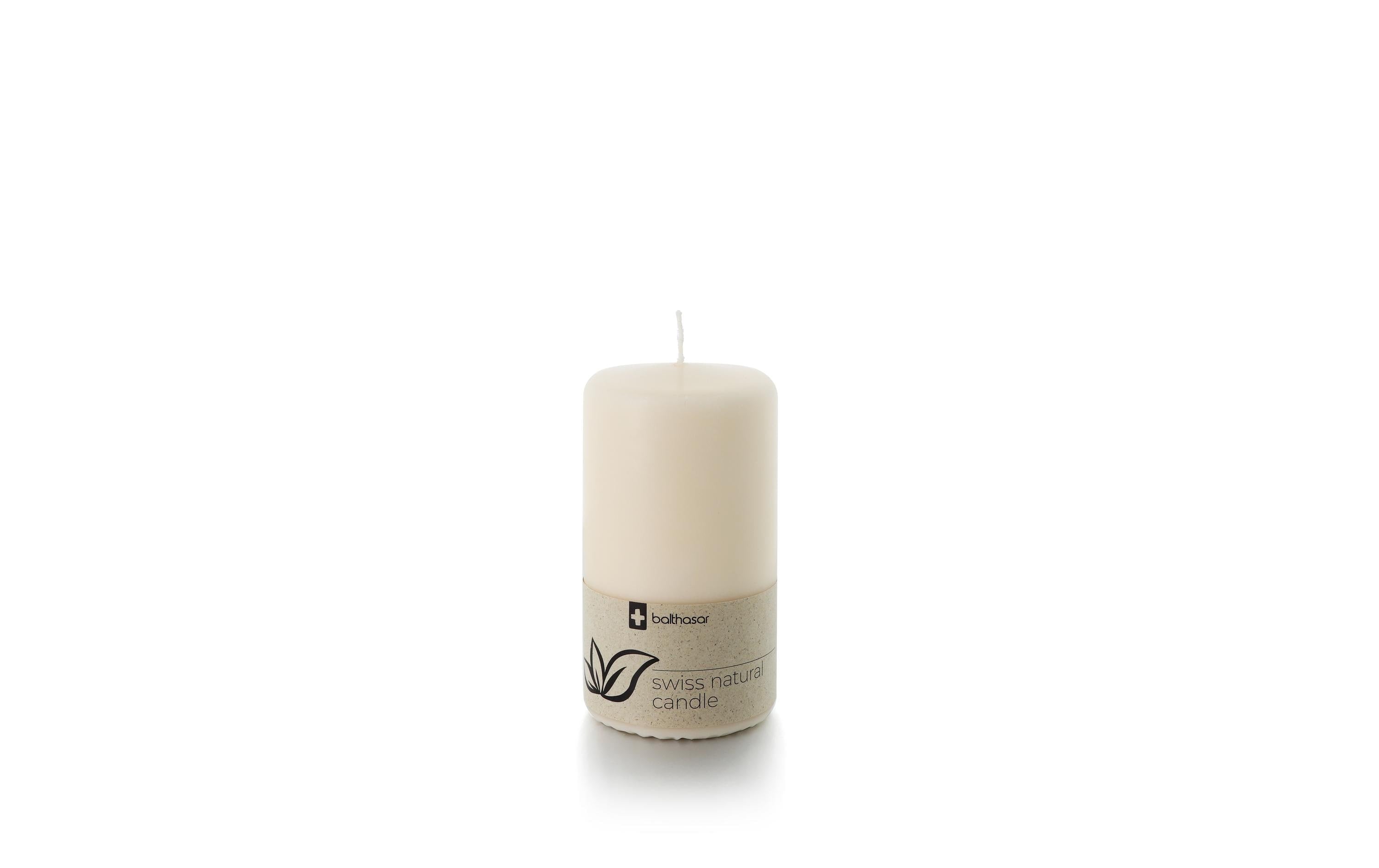 balthasar Zylinderkerze Swiss Natural ecru