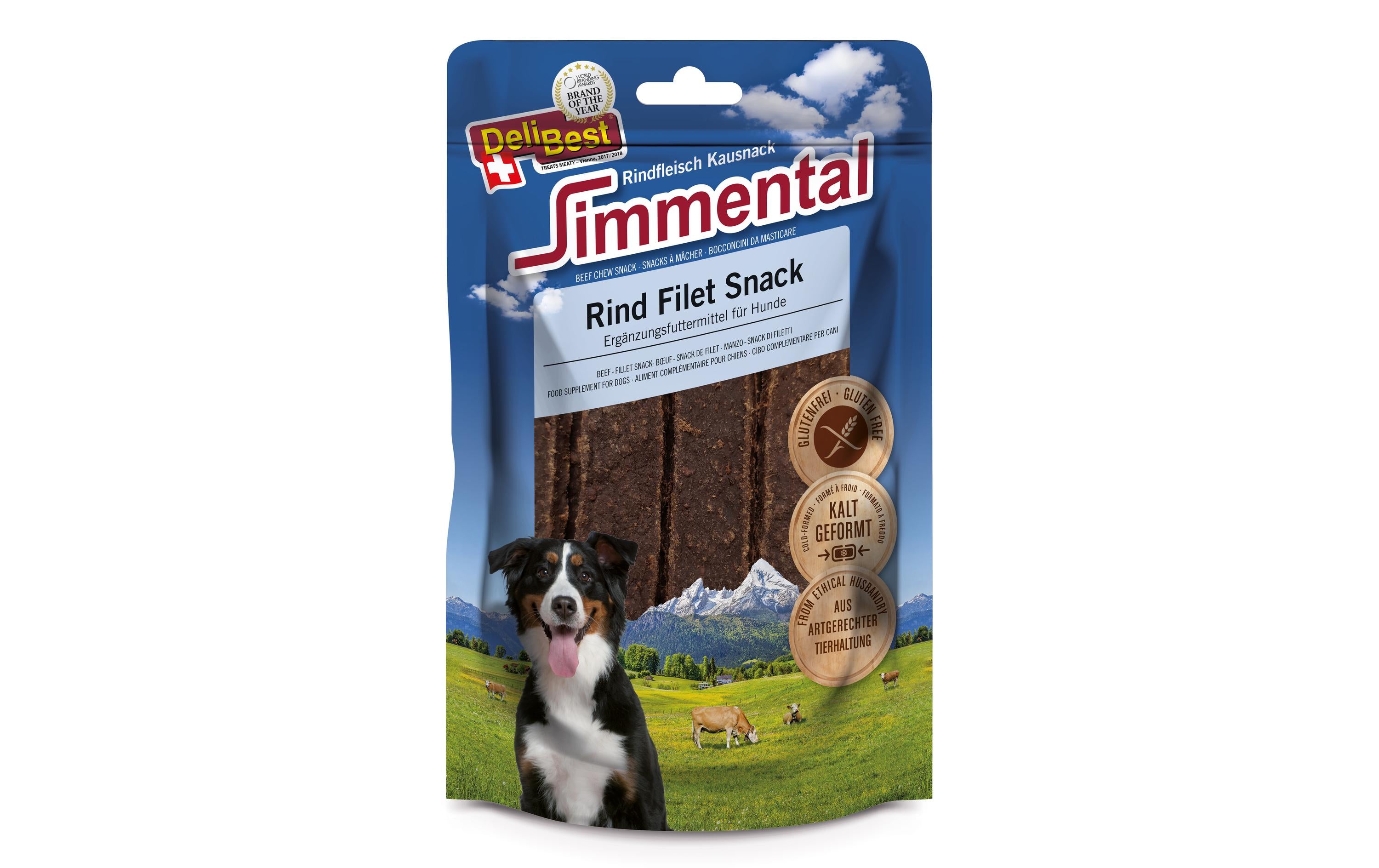 Delibest Simmental Rind Filet Snack 90g