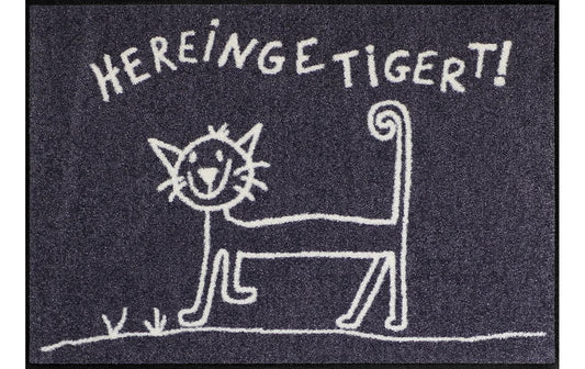 Salonlöwe Hereingetigert  Fussmatte