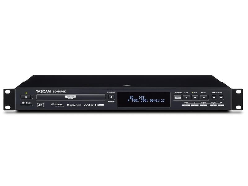 Tascam | BD-MP4K | Professioneller 4K-Blu-Ray-/Medienplayer