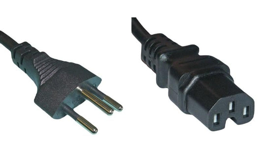 Diggelmann, Netzkabel 3 m C15 - T12, Schwar