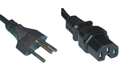 Diggelmann, Netzkabel 3 m C15 - T12, Schwar