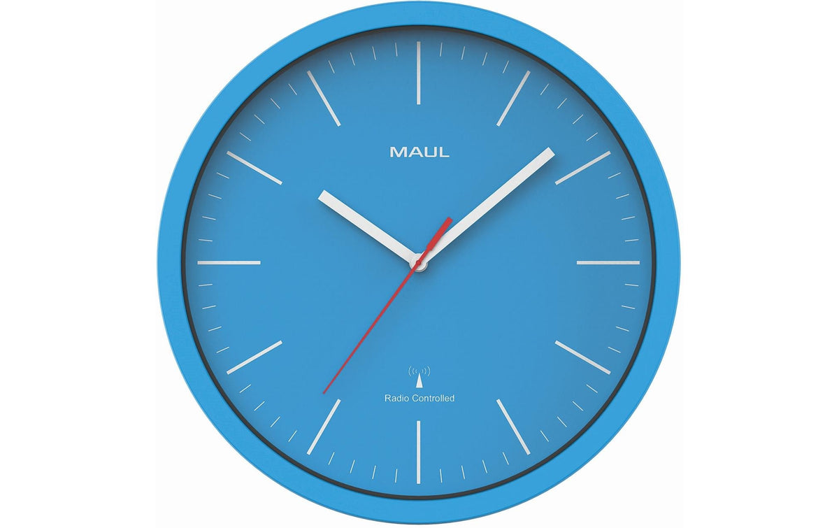 Maul, Wanduhr MAULjump Ø 30.5 cm Blau