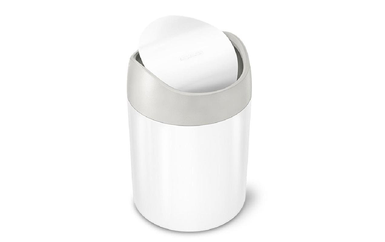 Simplehuman mini bin white