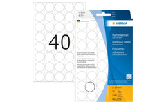 HERMA, Vielzweck-Etiketten 2250 Weiss Ø 19