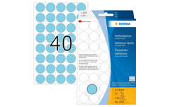 HERMA, Vielzweck-Etiketten 2253 Blau Ø 19 m