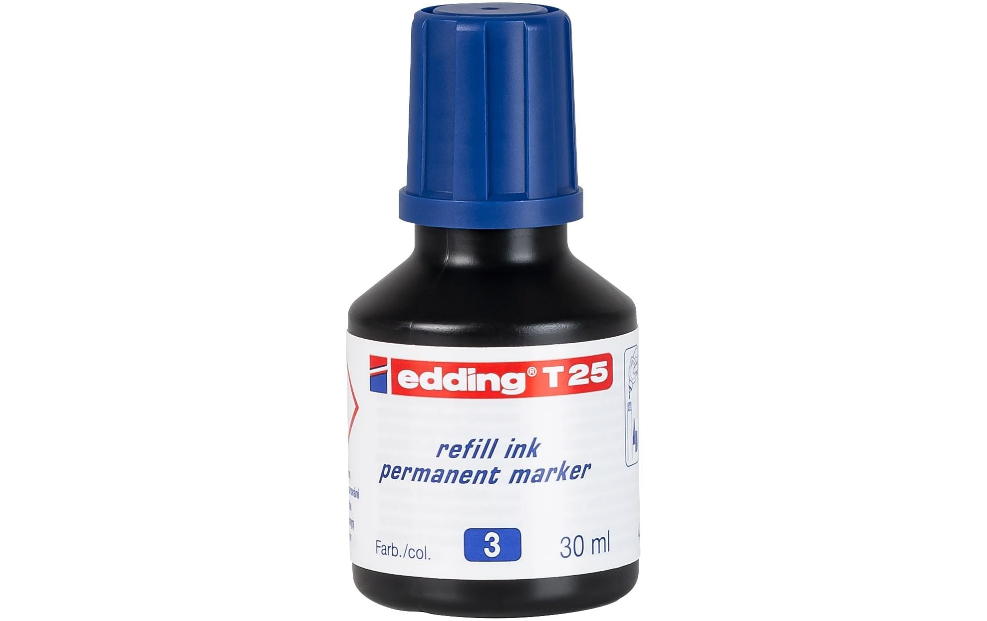 edding, Nachfülltinte T-25 Permanent Blau