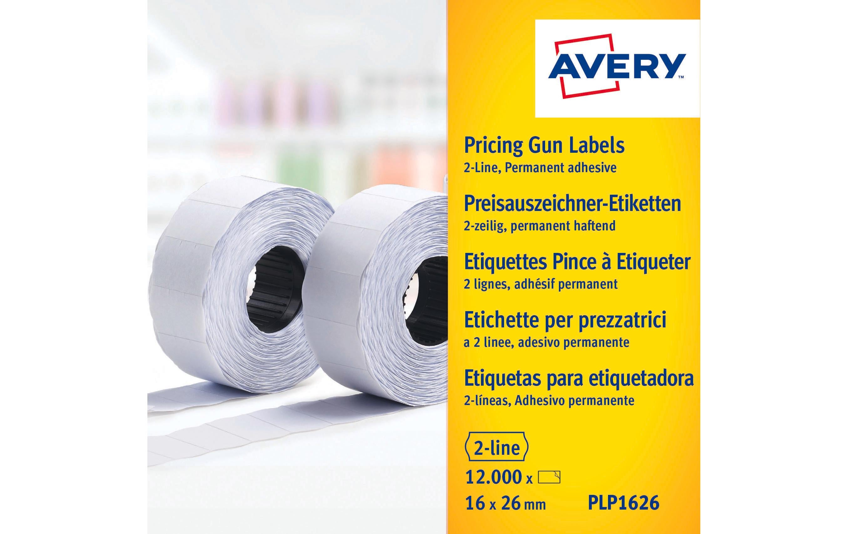 Avery Zweckform Etikettenrolle 2-zeilig