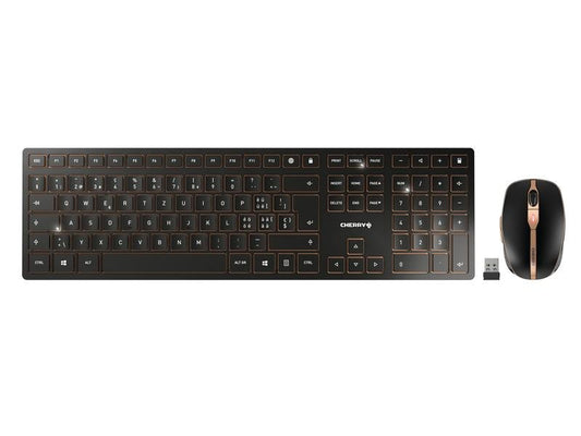 Cherry | Desktop DW 9100 Slim black-bronze | USB, gelasert