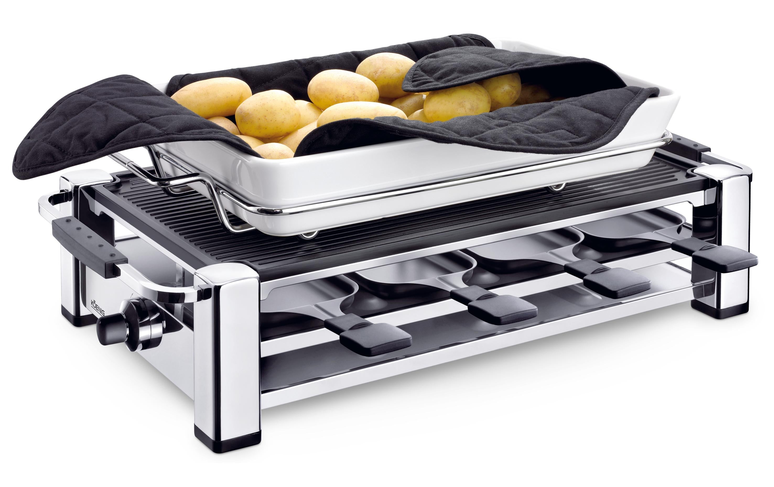 Koenig Raclette-Grill und Kart. Wärm B02159