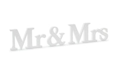 Partydeco Holzschrift Mr & Mrs
