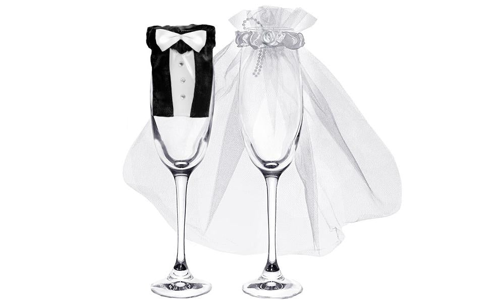 Partydeco Dekoration für Gläser Kleider