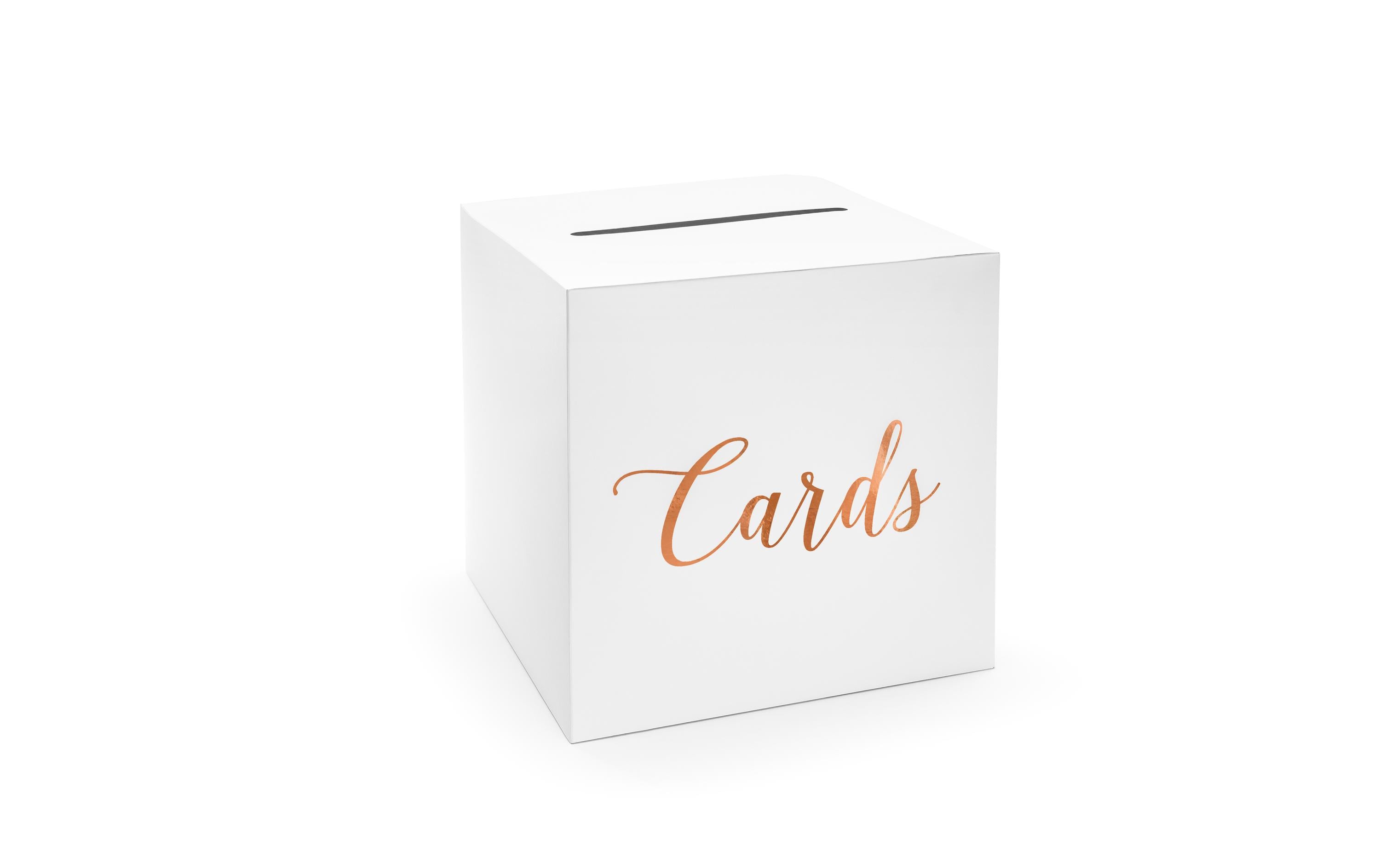 Partydeco, Hochzeitsaccessoire Kartenbox 24
