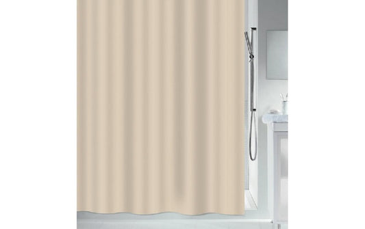 MSV Duschvorhang Romana, Taupe, Polyester