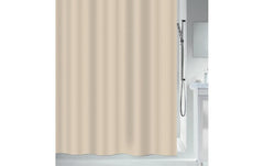 MSV Duschvorhang Romana, Taupe, Polyester