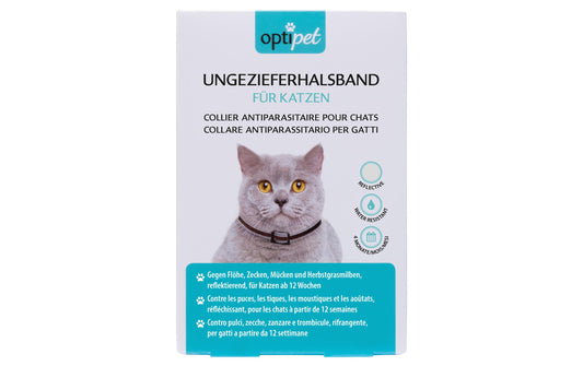 OptiPet Ungezieferhalsband für Katzen