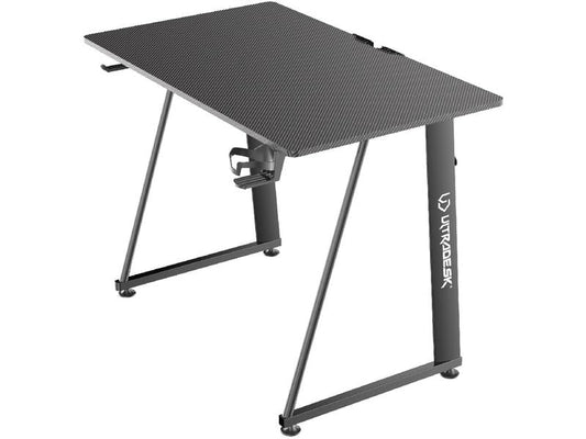 Ultradesk | Enter V2 Schwarz Gaming Table | blau, div Zubehör