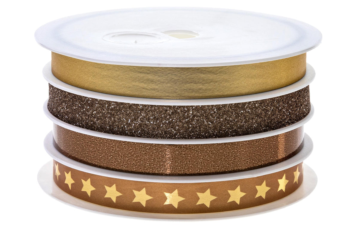 Pattberg, Geschenkband Glitter Star 1 cm x