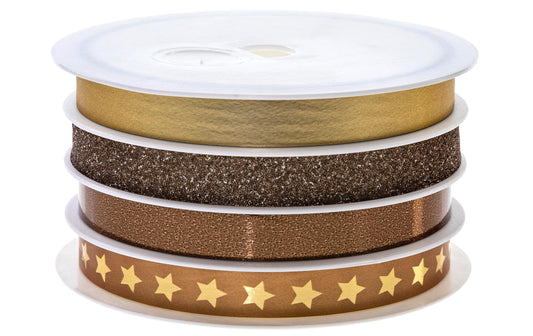 Pattberg, Geschenkband Glitter Star 1 cm x