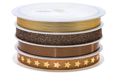Pattberg, Geschenkband Glitter Star 1 cm x