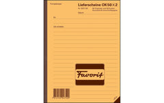 Favorit | Formularbuch Lieferscheine A5 9231 | 50x2 Blatt