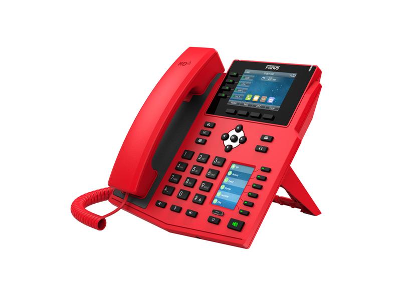 Fanvil | X5U V2, Rot | SIP-Tischtelefon