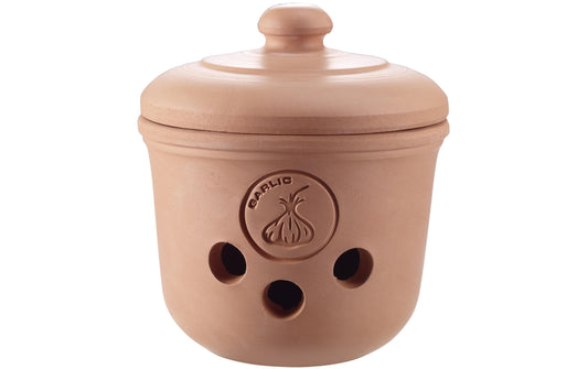 Moha | Unio Knoblauchbehälter Terracotta | Durchmesser 11.5cm