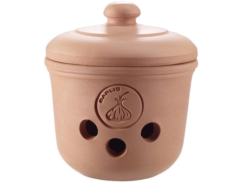 Moha | Unio Knoblauchbehälter Terracotta | Durchmesser 11.5cm